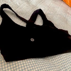 Lululemon sports bra black size 6